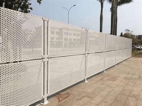 perforated metal sheet fence|perforated metal panel fencing.